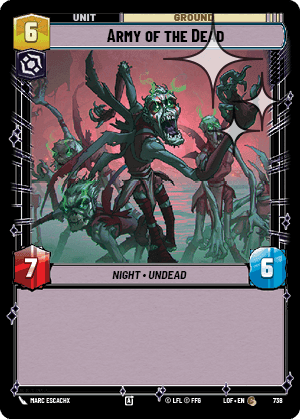 Army of the Dead - Foil