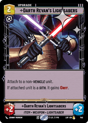 Darth Revan's Lightsabers - Foil