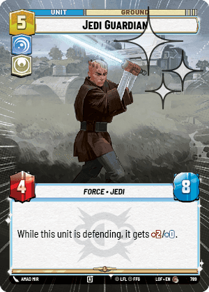Jedi Guardian - Hyperspace Foil