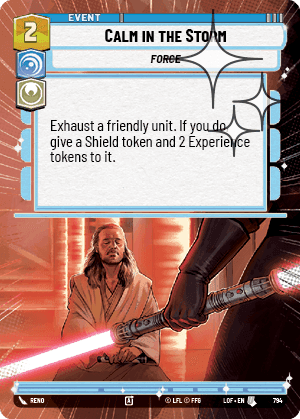 Calm in the Storm - Hyperspace Foil