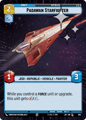 Padawan Starfighter - Hyperspace Foil