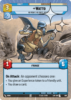Watto, No Money, No Parts, No Deal - Hyperspace Foil