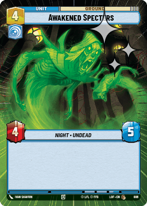 Awakened Specters - Hyperspace Foil
