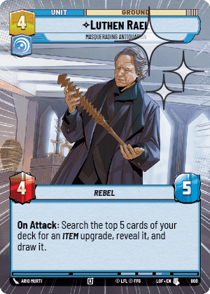 Luthen Rael, Masquerading Antiquarian - Hyperspace Foil