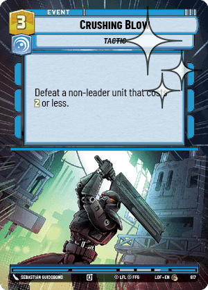 Crushing Blow - Hyperspace Foil