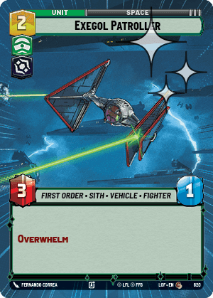 Exegol Patroller - Hyperspace Foil