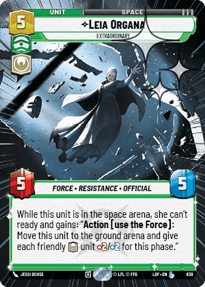 Leia Organa, Extraordinary - Hyperspace Foil