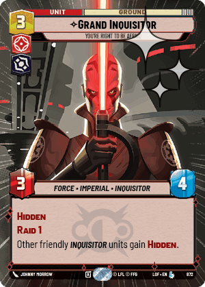 Grand Inquisitor, You're Right to Be Afraid - Hyperspace Foil