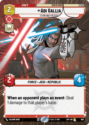 Adi Gallia, Stern and Focused - Hyperspace Foil