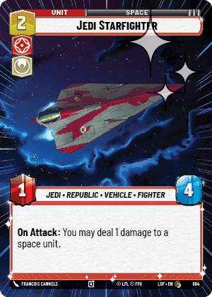Jedi Starfighter - Hyperspace Foil