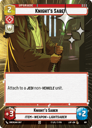 Knight's Saber - Hyperspace Foil
