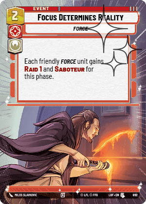 Focus Determines Reality - Hyperspace Foil