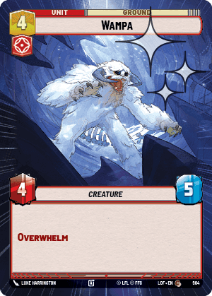 Wampa - Hyperspace Foil