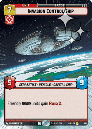 Invasion Control Ship - Hyperspace Foil