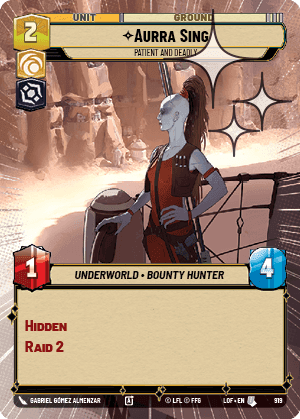Aurra Sing, Patient and Deadly - Hyperspace Foil