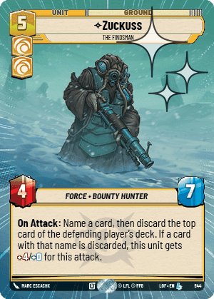 Zuckuss, The Findsman - Hyperspace Foil