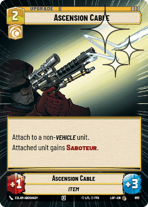 Ascension Cable - Hyperspace Foil