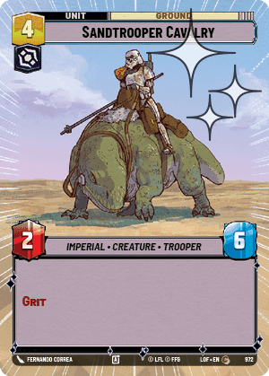 Sandtrooper Cavalry - Hyperspace Foil