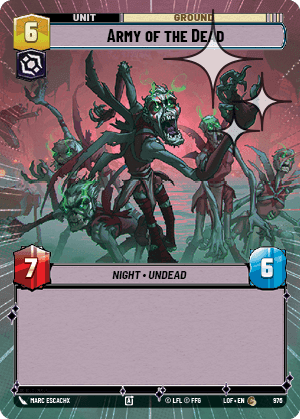 Army of the Dead - Hyperspace Foil