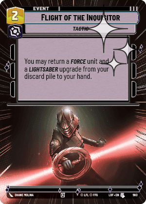 Flight of the Inquisitor - Hyperspace Foil