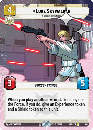 Luke Skywalker, A Hero's Beginning - Hyperspace Foil