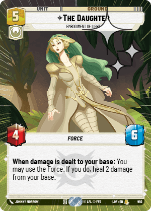 The Daughter, Embodiment of Light - Hyperspace Foil