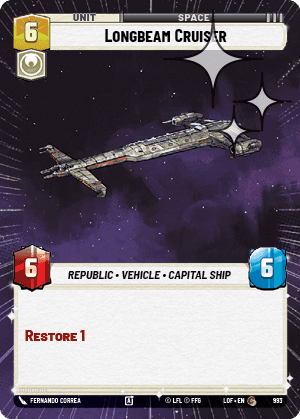 Longbeam Cruiser - Hyperspace Foil