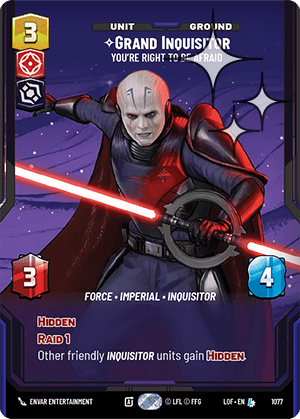 Grand Inquisitor, You're Right to Be Afraid - Prestige Foil