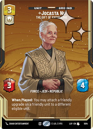 Jocasta Nu, The Gift of Knowledge - Prestige Foil