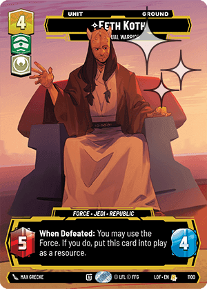 Eeth Koth, Spiritual Warrior - Prestige Foil