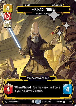 Ki-Adi-Mundi, We Must Push On - Prestige Foil