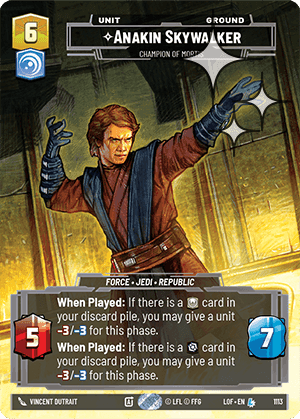 Anakin Skywalker, Champion of Mortis - Prestige Foil