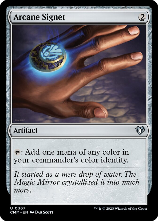 Arcane Signet, Commander Masters Card Art