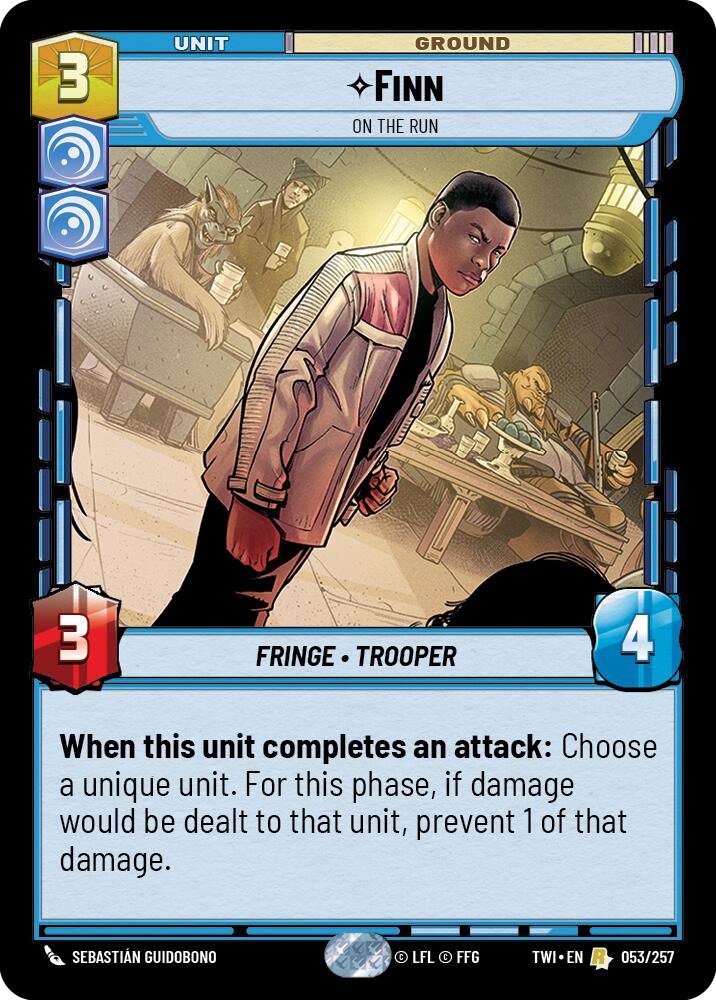 Finn, On the Run, Twilight of the Republic Card Art