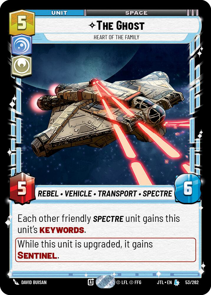 The Ghost, Heart of the Family, Jump to Lightspeed Card Art