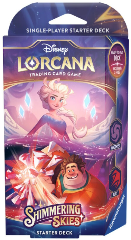 Lorcana - Starter Deck - Shimmering Skies - Amethyst/Ruby