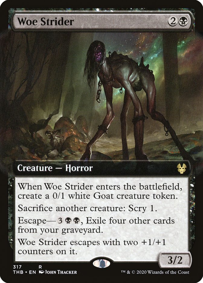 Woe Strider, Theros beyond death Card Art