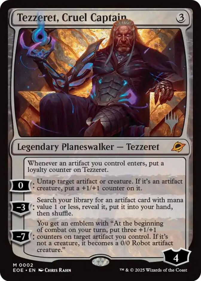 Tezzeret, Cruel Captain, Edge Of Eternities Promos Card Art