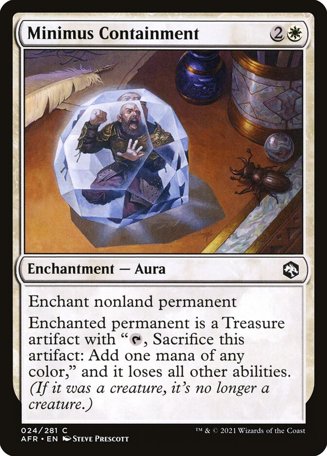 Minimus Containment, Adventures in the forgotten realms Card Art