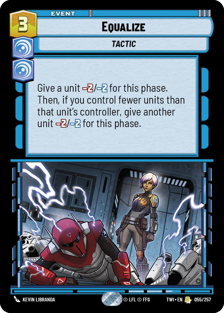 Equalize, Twilight of the Republic Card Art