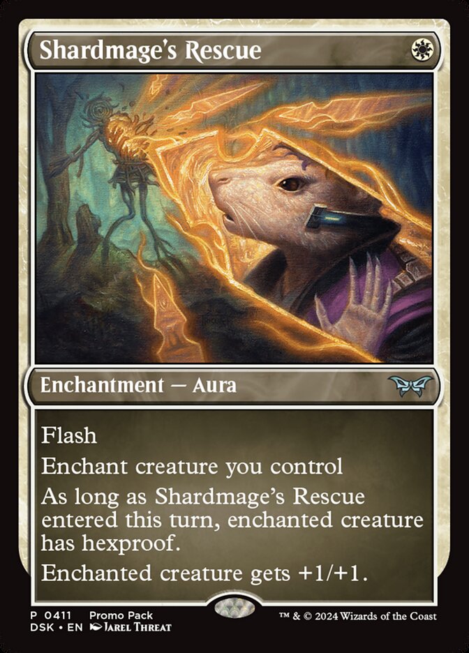 Shardmage's Rescue, Duskmourn: house of horror Card Art