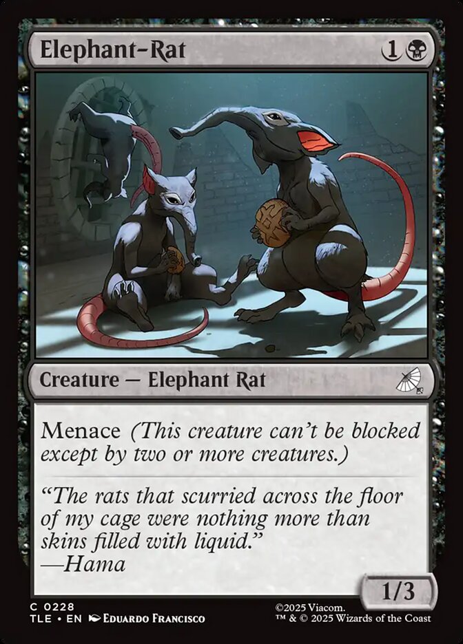 Elephant-Rat, Avatar: The Last Airbender Eternal Card Art