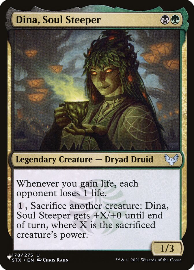 Dina, Soul Steeper, The List Card Art