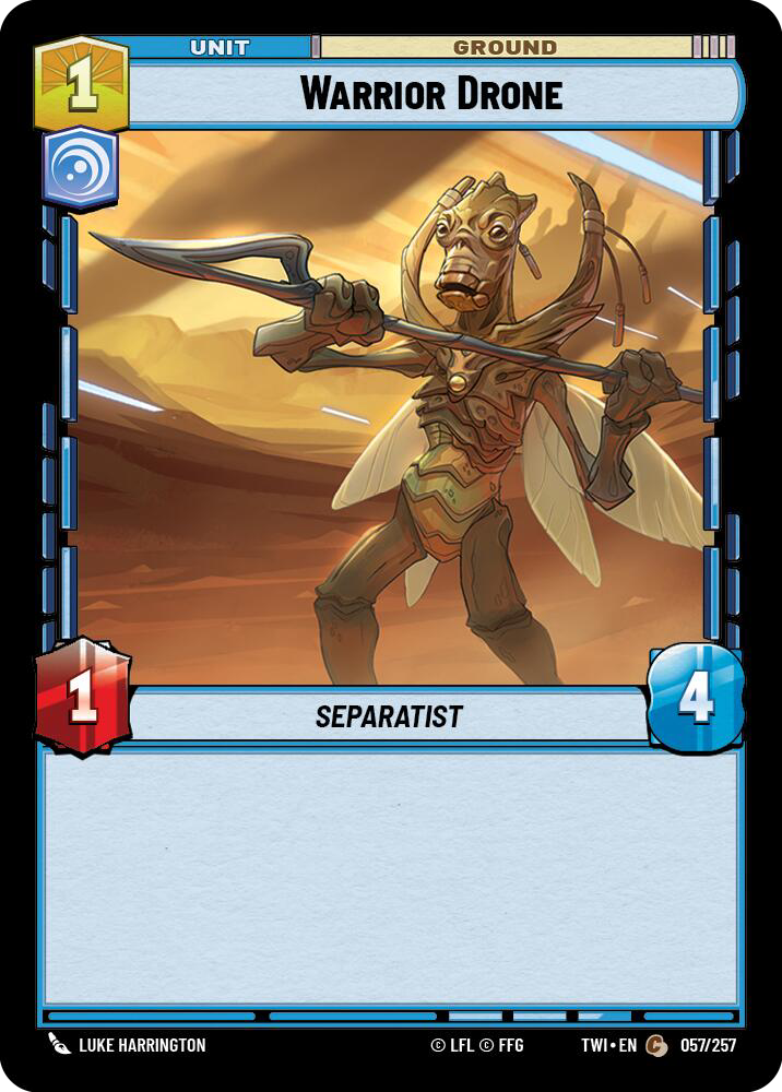Warrior Drone, Twilight of the Republic Card Art