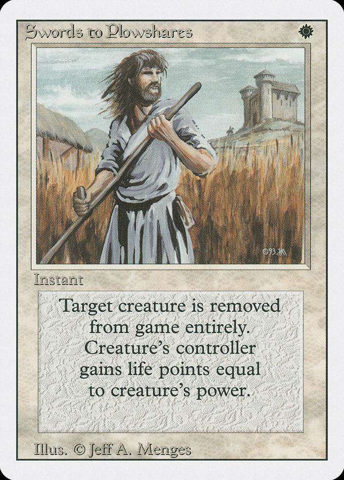 Swords to Plowshares, Revised edition Card Art