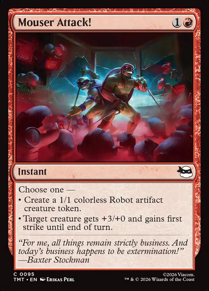 Mouser Attack!, Teenage Mutant Ninja Turtles Card Art