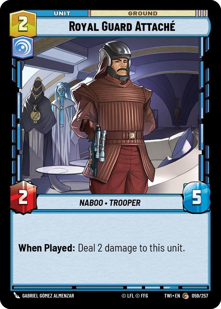 Royal Guard Attaché, Twilight of the Republic Card Art