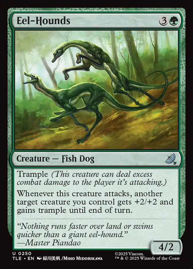 Eel-Hounds, Avatar: The Last Airbender Eternal Card Art