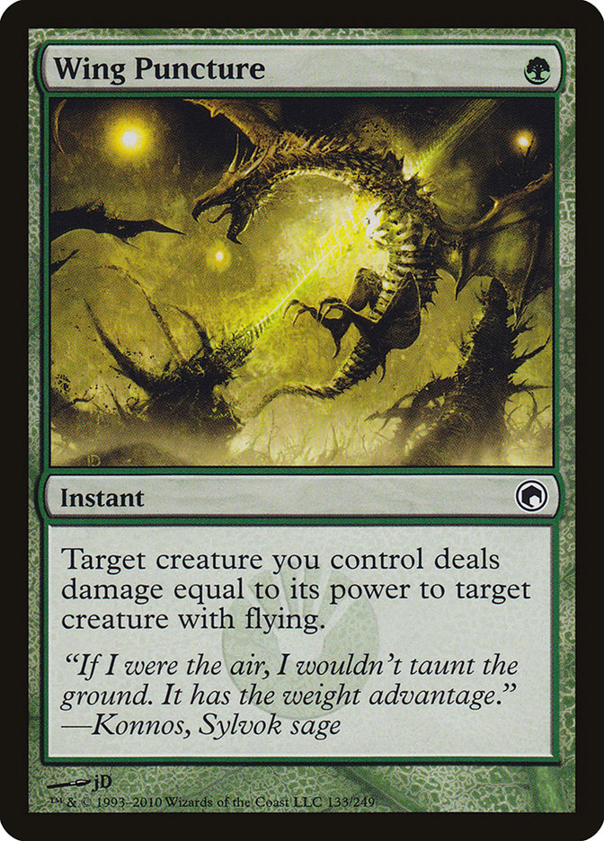 Wing Puncture, Scars of mirrodin Card Art