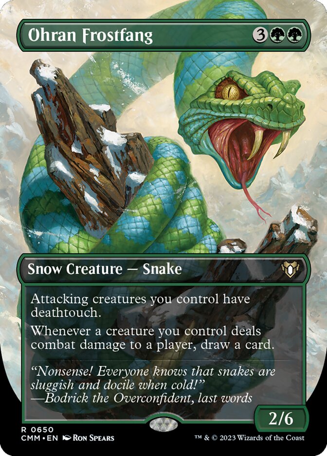 Ohran Frostfang, Commander Masters Card Art